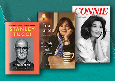 Biography Books: Connie, Ina Garten, Stanley Tucci