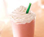 Strawberries and Crème Frappuccino blended beverage