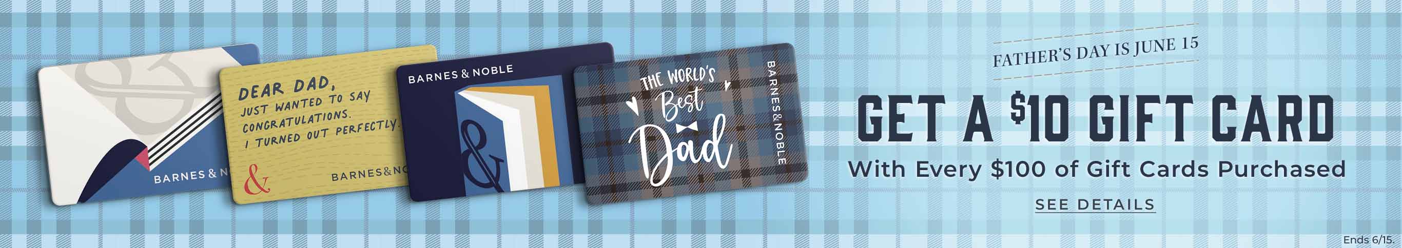 Get a $10 Gift Card with every $100 of gift cards purchased