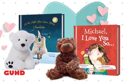 On the Night You Were Born by Nancy Tillman, I Love You So... by Marianne Richmond, Gund