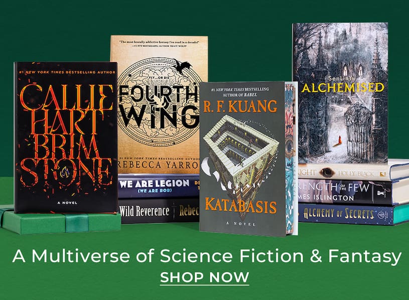 A Multiverse of Science Fiction & Fantasy.Shop Now