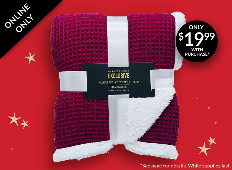  Red Waffle Throw (online only)