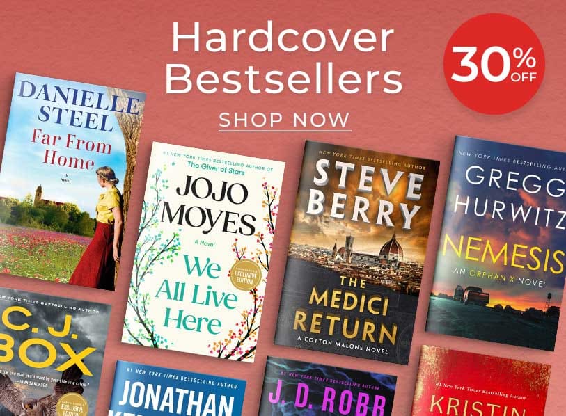 30% Off Hardcover Bestsellers.  Shop Now  