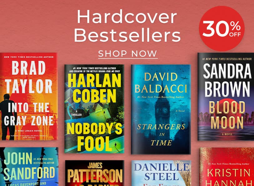 Hardcover Bestsellers 30% Off. Shop Now