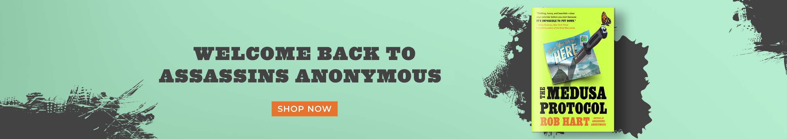 Featured title: The Medusa Protocal. Welcome back to assassians anonymous. Shop Now