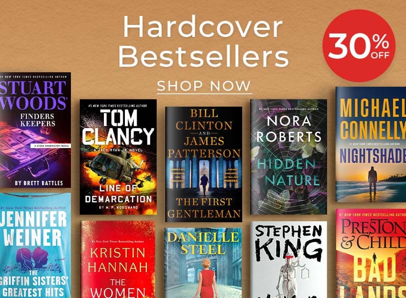 Hardcover Bestsellers 30% Off. Shop Now