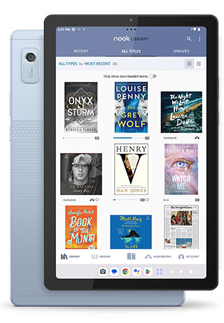NOOK 9-inch Lenovo Tablet Frost Blue Edition