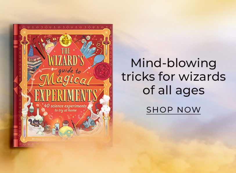 Featured title: Wizards Guide to Magical Experiments.  Mind blowing tricks for wizards of all ages. Shop Now