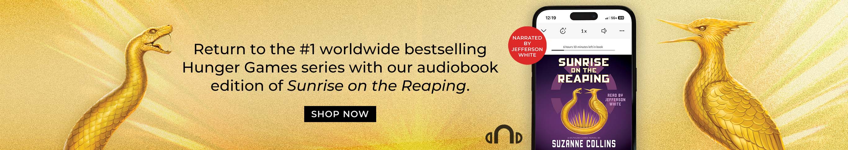 Return to the #1 worldwide bestselling Hunger Games series with our audiobook edition of Sunrise on the Reaping. Sunrise on the Reaping (A Hunger Games Novel) by Suzanne Collins. Shop Now