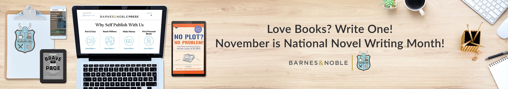 Love Books? Write One! November is National Novel Writing Month