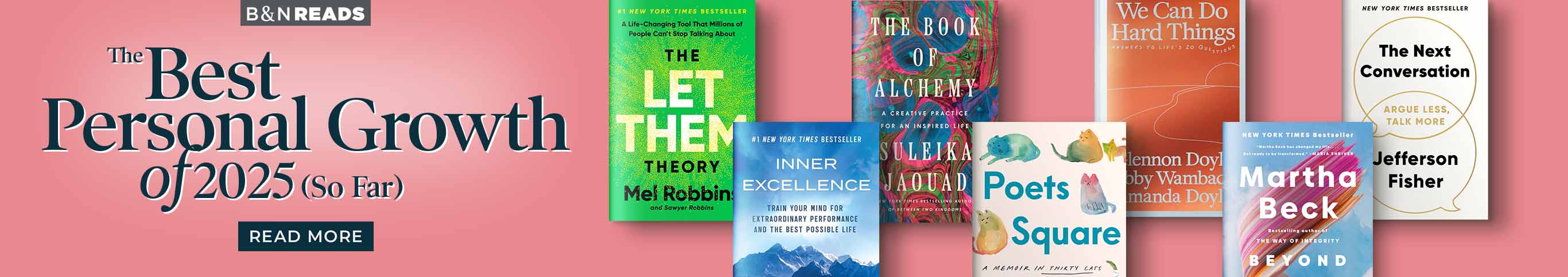 B&N Reads: The Best Personal Growth of 2025 (So Far) - Read More