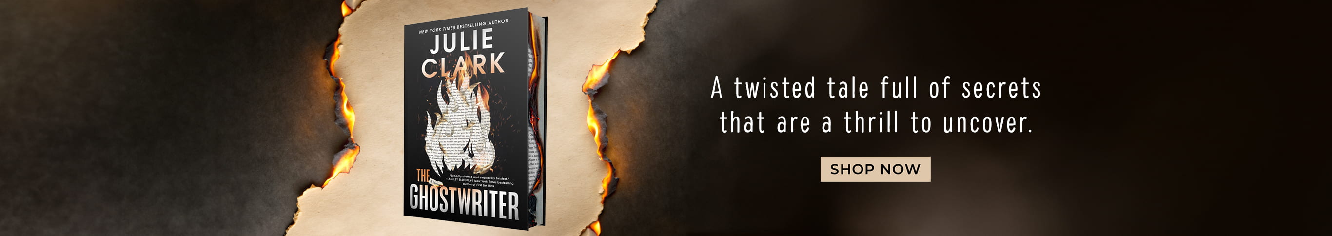 A twisted tale full of secrets that are a thrill to uncover. The Ghostwriter: A Novel by Julie Clark. Shop Now