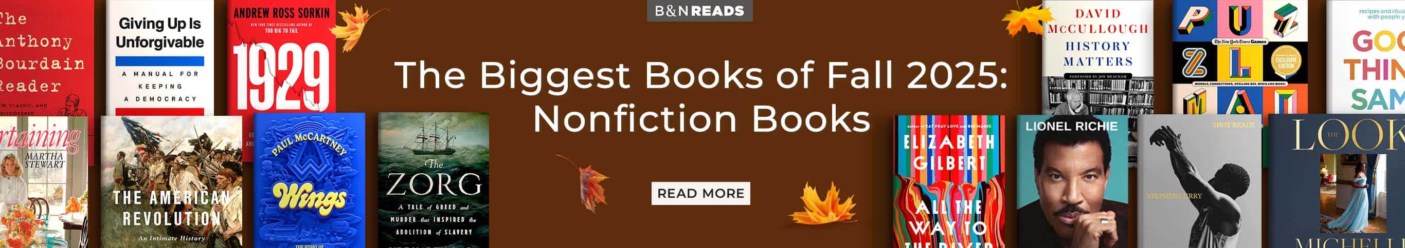 The Biggest Books of Fall 2025: Nonfiction Books. Read More