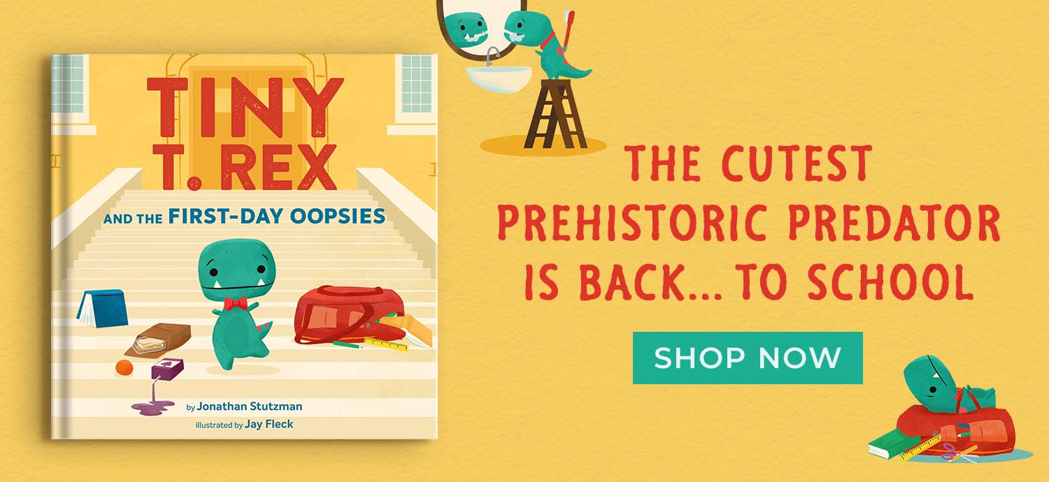 The cutest prehistoric predator is back...to school. Tiny T. Rex and the First-Day Oopsies: A Back-to-School Book by Jonathan Stutzman. Shop Now
