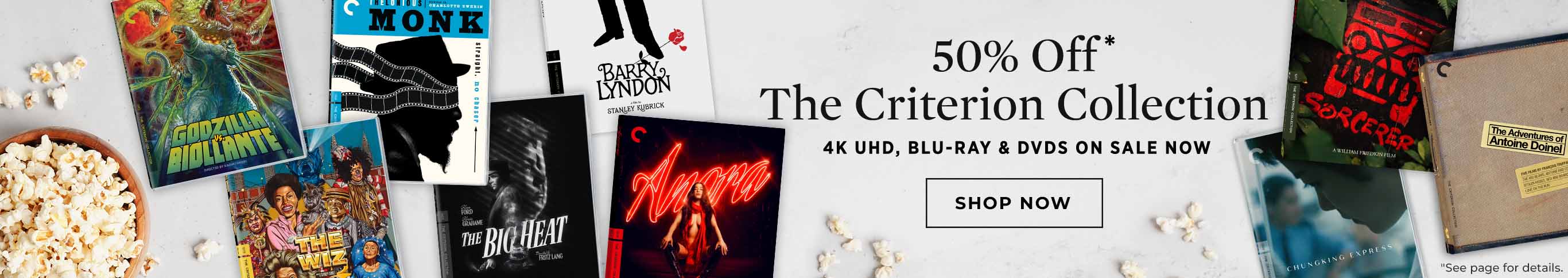 50% Off The Criterion Collection. 4K UHD, Blu-Ray & DVDs On Sale Now. Shop Now