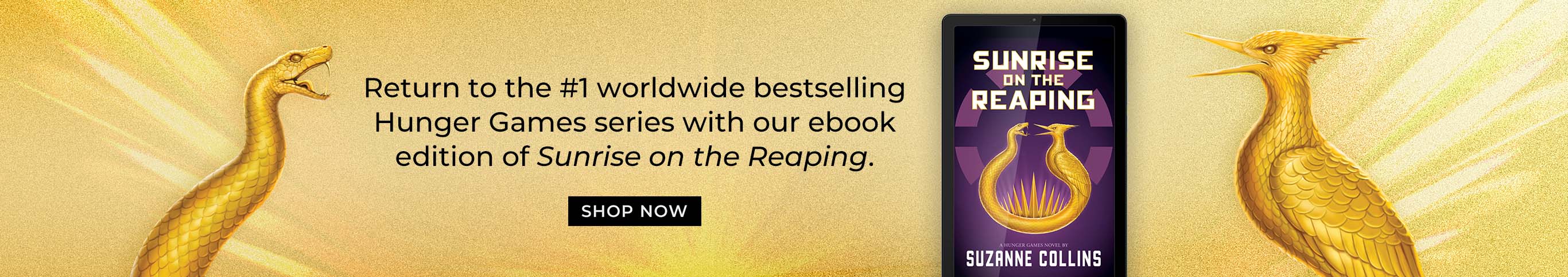 Return to the #1 worldwide bestselling Hunger Games series with our audiobook edition of Sunrise on the Reaping. Sunrise on the Reaping (A Hunger Games Novel) by Suzanne Collins. Shop Now