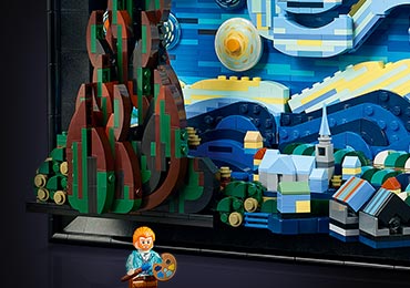 Product image: LEGO Ideas Vincent van Gogh - The Starry Night 21333