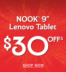 NOOK 9'' Lenovo Tablet $30 OFFΔ - SHOP NOW