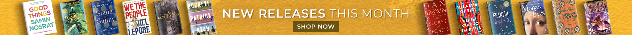 New Releases This Month. Shop Now 