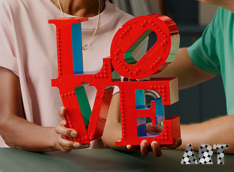 LEGO® Love Sculpture
