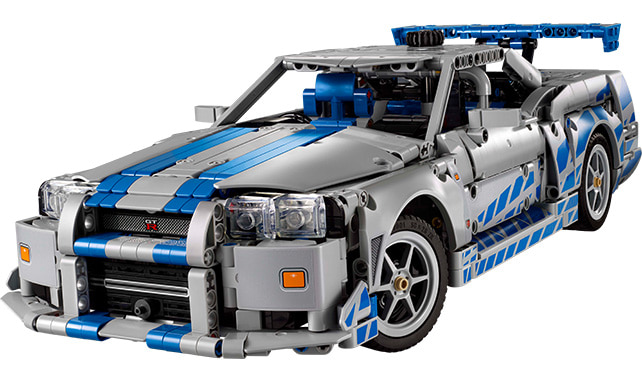 LEGO Technic 2 Fast 2 Furious Nissan Skyline GT-R (R34) Car 42210