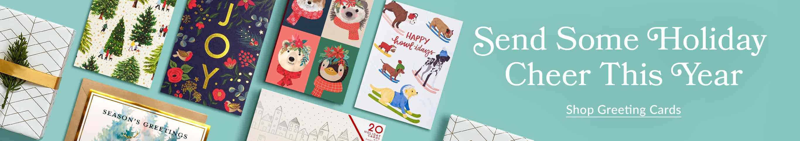 Send some holiday cheer this year! Shop Greeting Cards