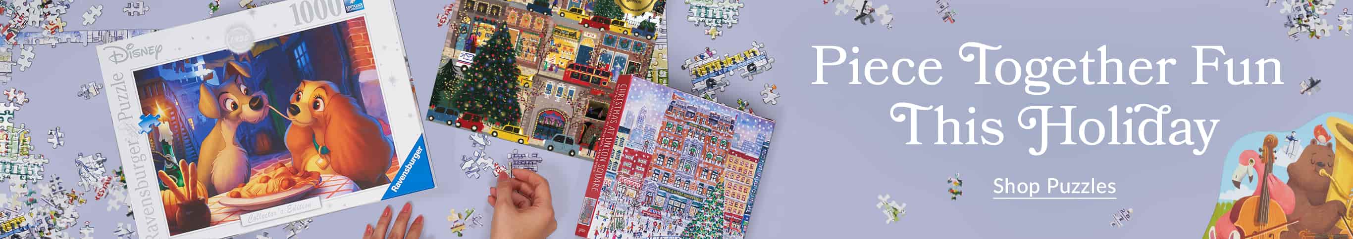 Piece together Fun This Holiday, Shop Puzzles