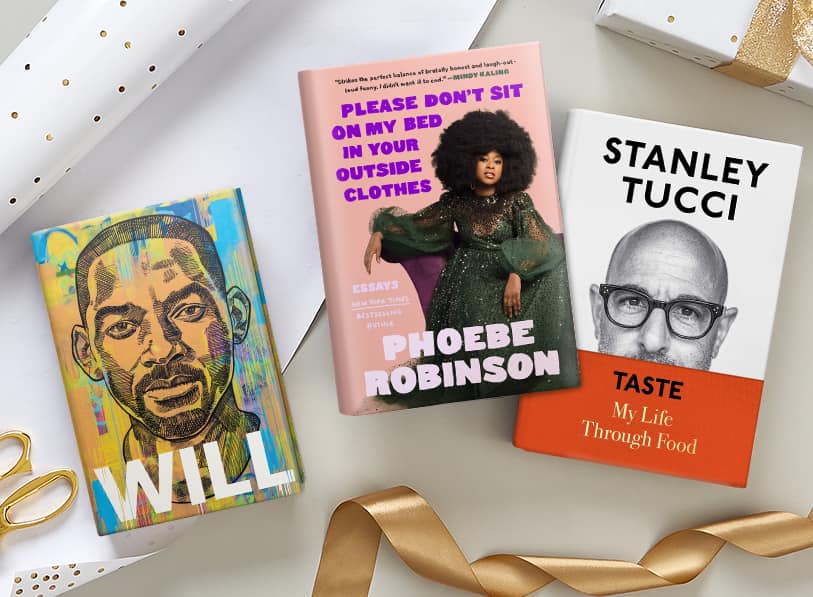 Featured Biographies including Stanley Tucci, Phoebe Robinson, and Will Smith