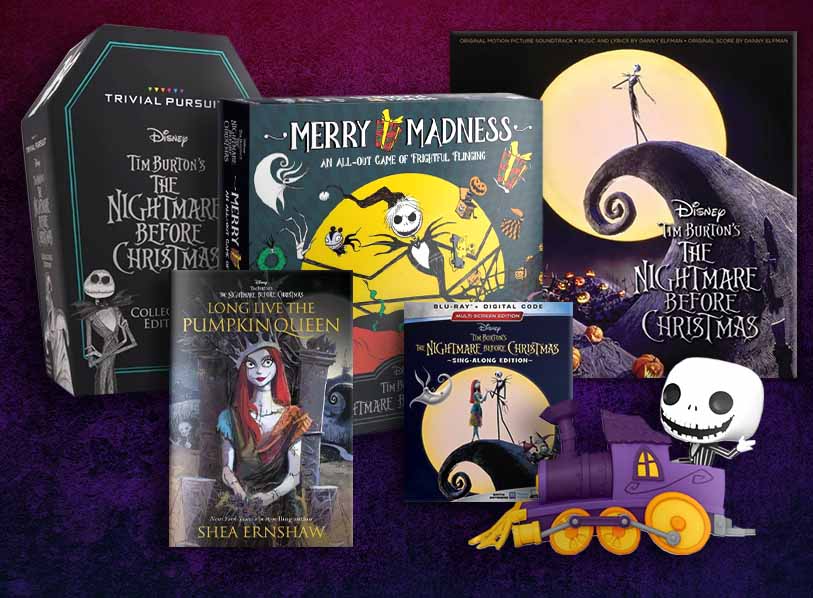 Assorted Nightmare Before Christmas products