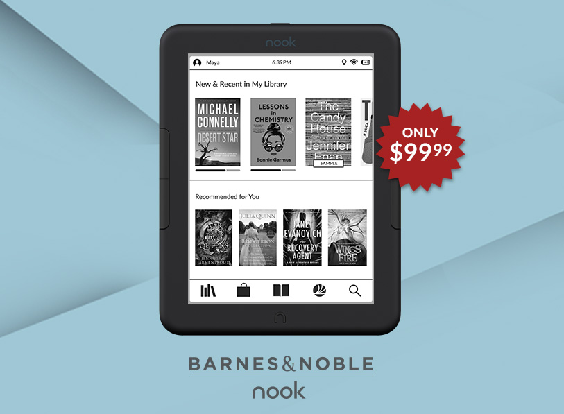 Only $99.99! The NOOK® GlowLight 4e