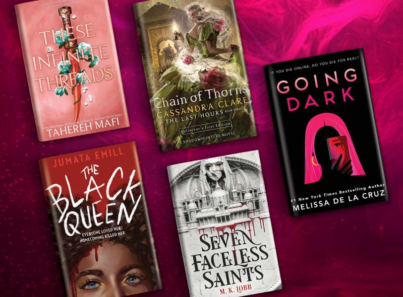 Featured titles: Going Dark;  Black Queen;  Chain of Thorns;  These Infinite Threads (Signed Book) (This Woven Kingdom Series #2);  Seven Faceless Saints