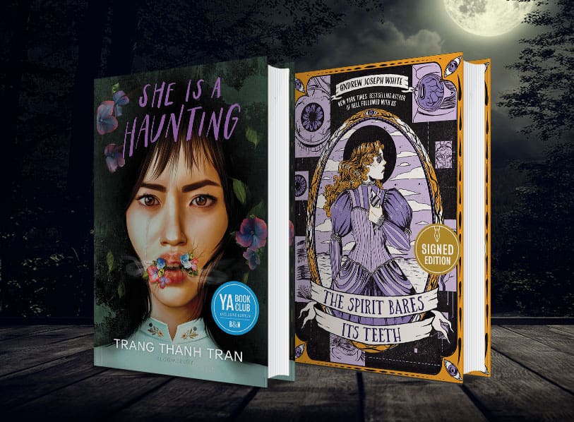 Featured titles: She Is a Haunting; The Spirit Bares Its Teeth