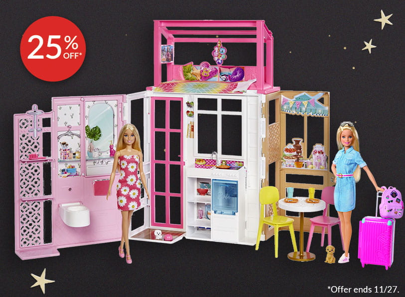 Barbie with House