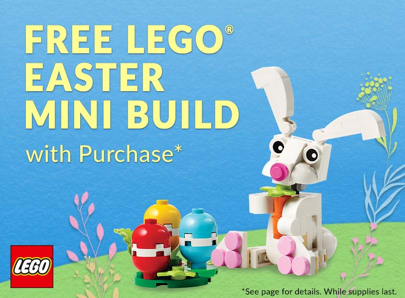 Free LEGO Easter Bunny Mini Build with purchase