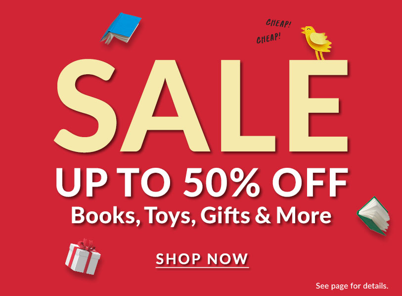 Sale! Up to 50% Off Books, Toys, Gifts & More