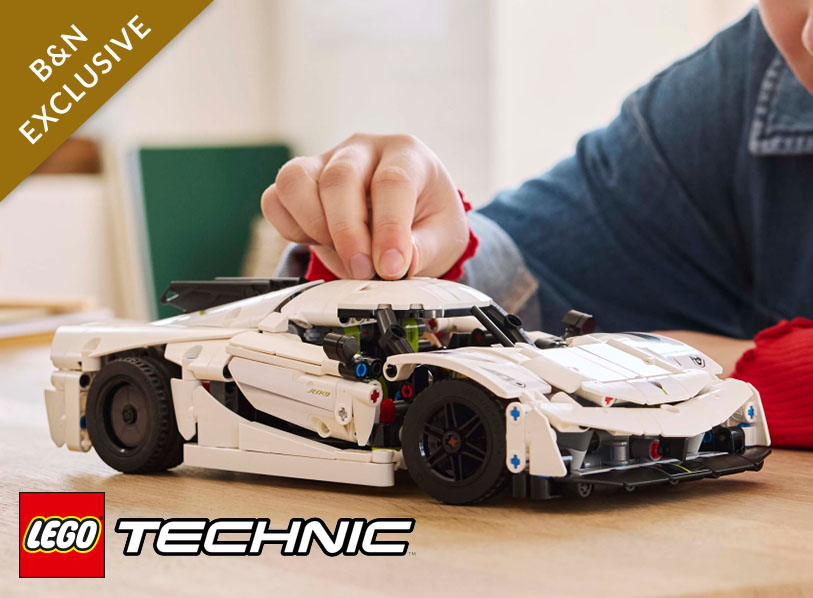 Featured product: LEGO Technic Koenigsegg Jesko Absolut White Hypercar 42184 - B&N Exclusive