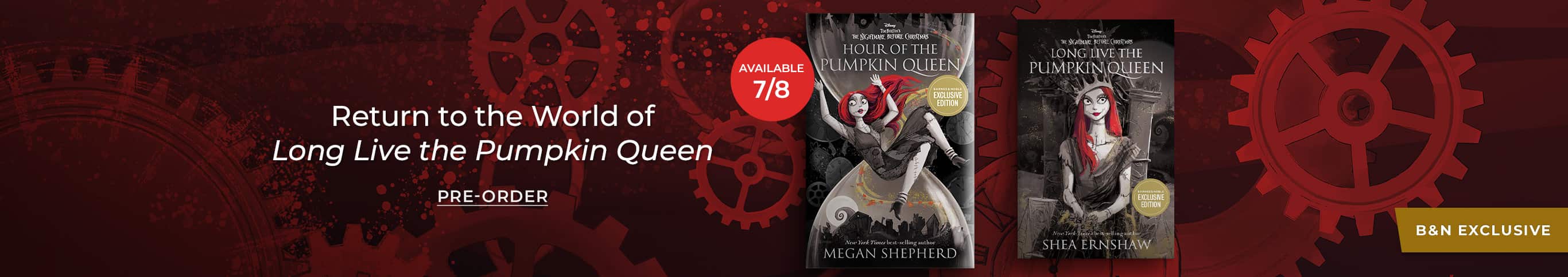 Featured title: Hour of the Pumpkin Queen. Return to the World of Long Live the Pumpkin Queen. Pre-Order