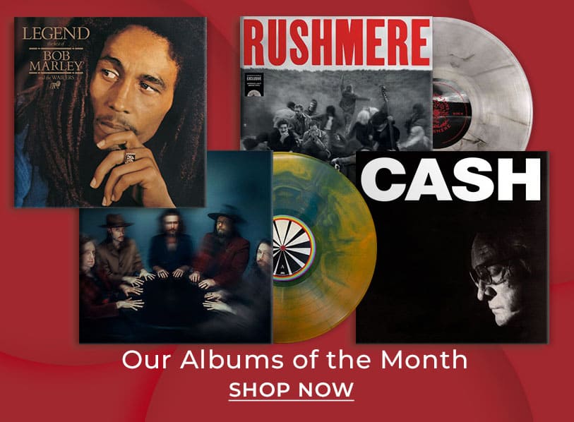 Our Albums of the Month. Shop Now