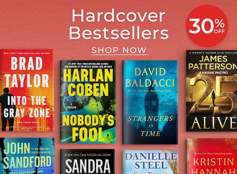 Hardcover Bestsellers, 30% Off. Shop Now
