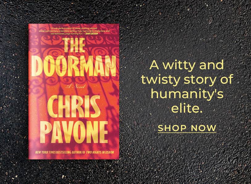 Featured title: The Doorman. A witty and twisty story of humanity's elite.  Shop Now