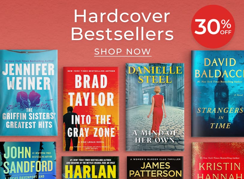 Hardcover Bestsellers 30% Off. Shop Now