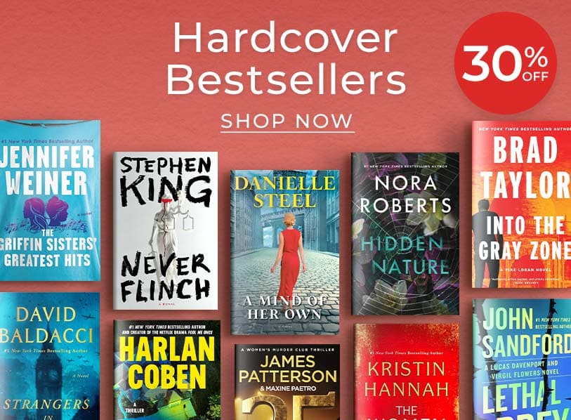 Hardcover Bestsellers, 30% Off. Shop Now