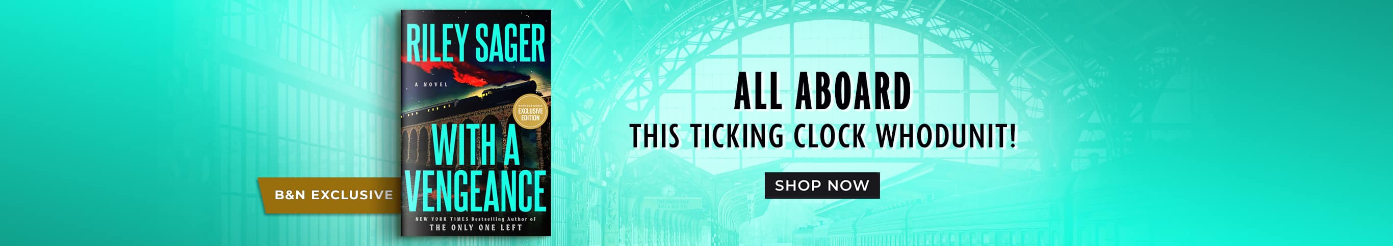 Featured title: With a Vengeance. All Aboard. This ticking clock whodunit. Shop Now