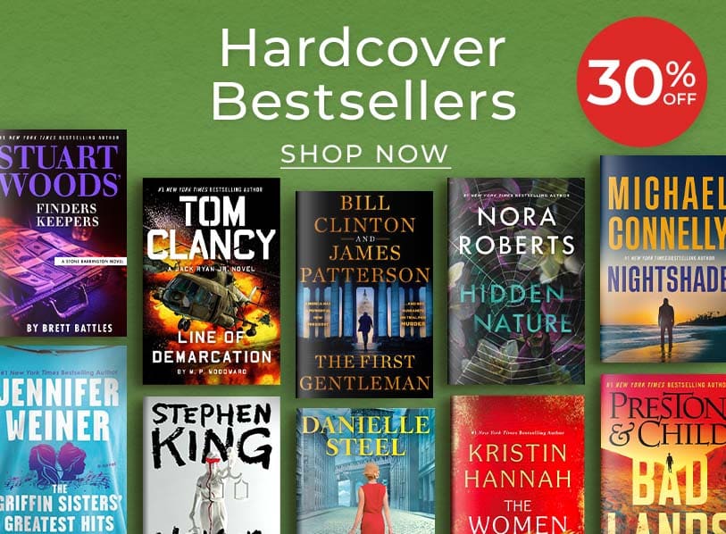 30% Off Hardcover Bestsellers. Shop Now