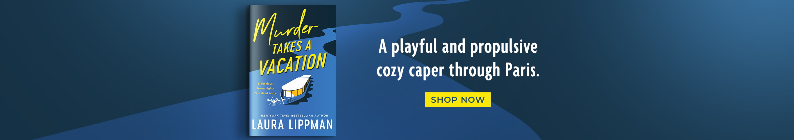 Featured title: Murder Takes A Vacation. A playful and propulsive cozy caper through Paris. Shop Now