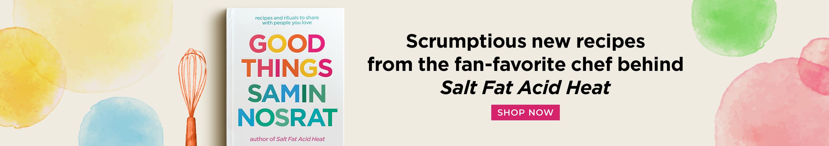 Featured title: Good Things. Scrumptious new recipes from a fan-favorite chef behind Salt Fat City Heat. Shop Now