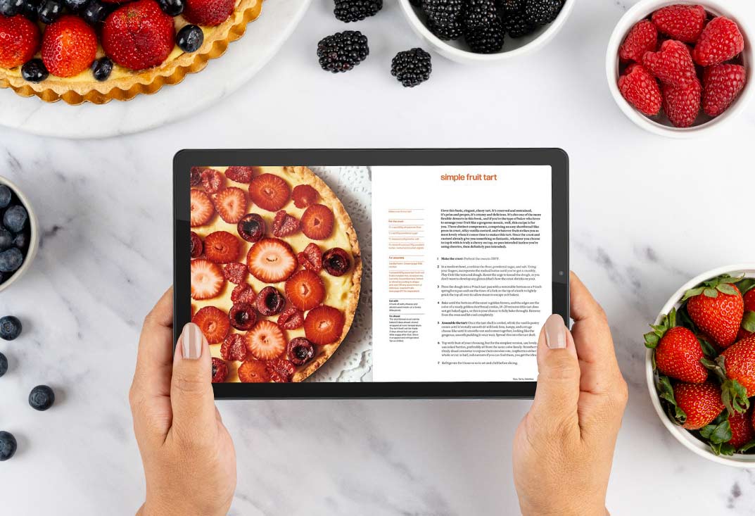 Cookbooks on NOOK 9-inch Lenovo Tablet