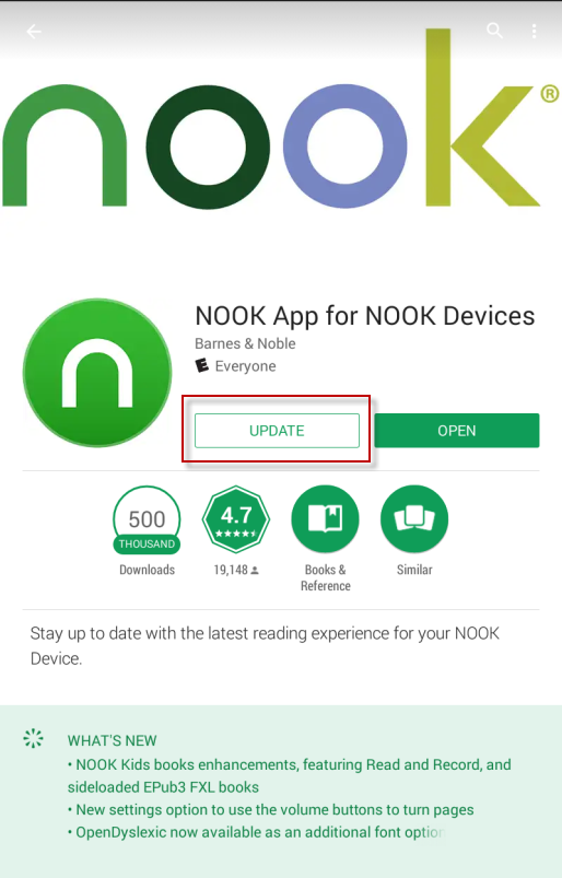 download nook software update